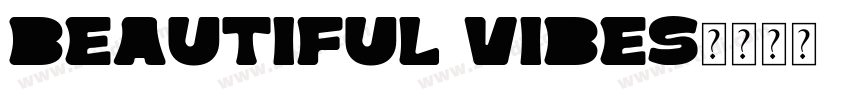 Beautiful Vibes字体转换